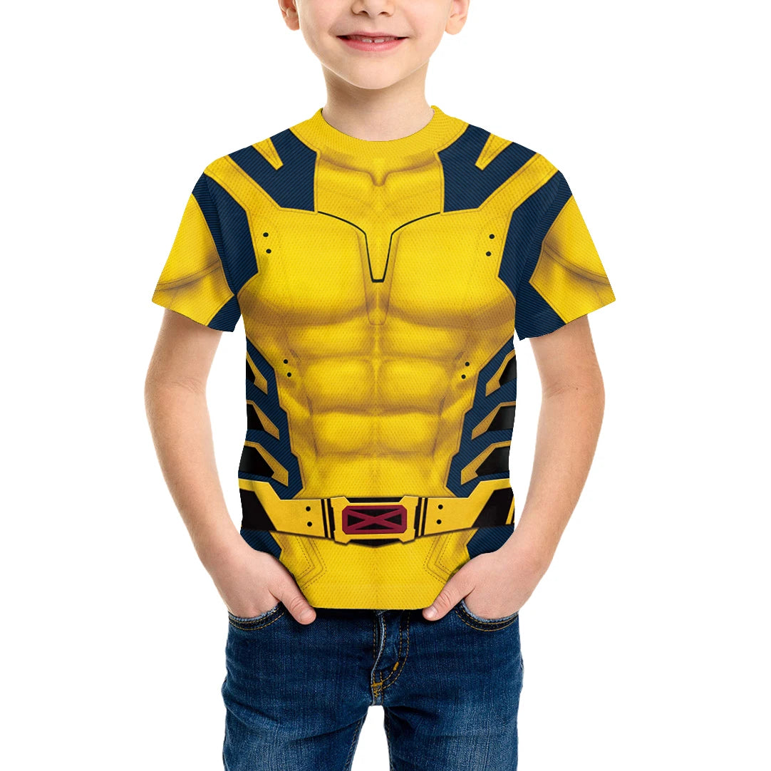 Unisex Deadpool & Wolverine Costume for Kids – Superhero!